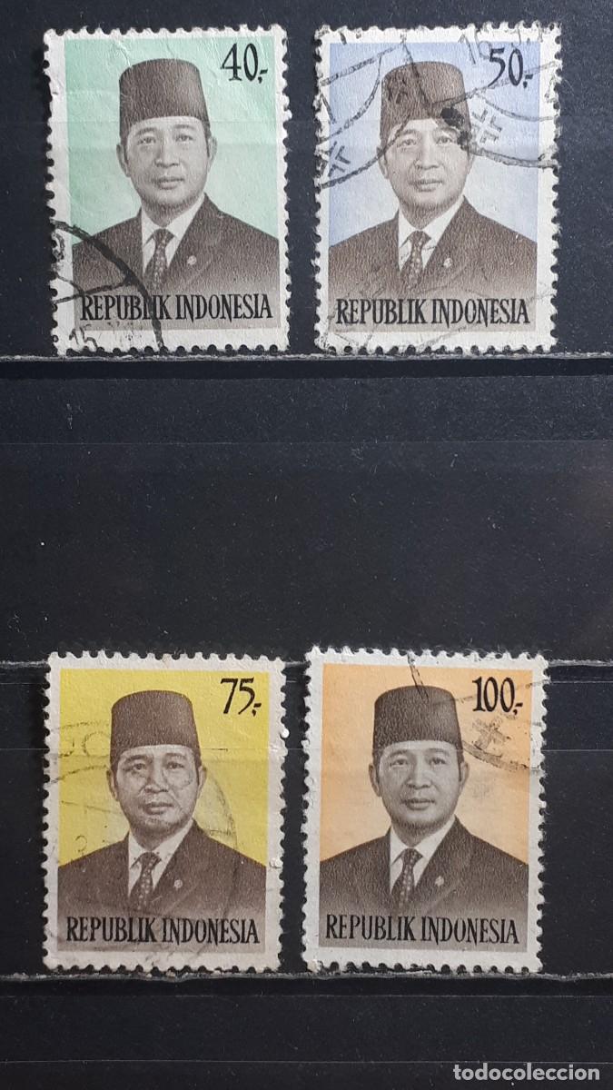 Sellos: INDONESIA. A&Ntilde;O 1974. &deg;. YVERT 704/5, 707/8,