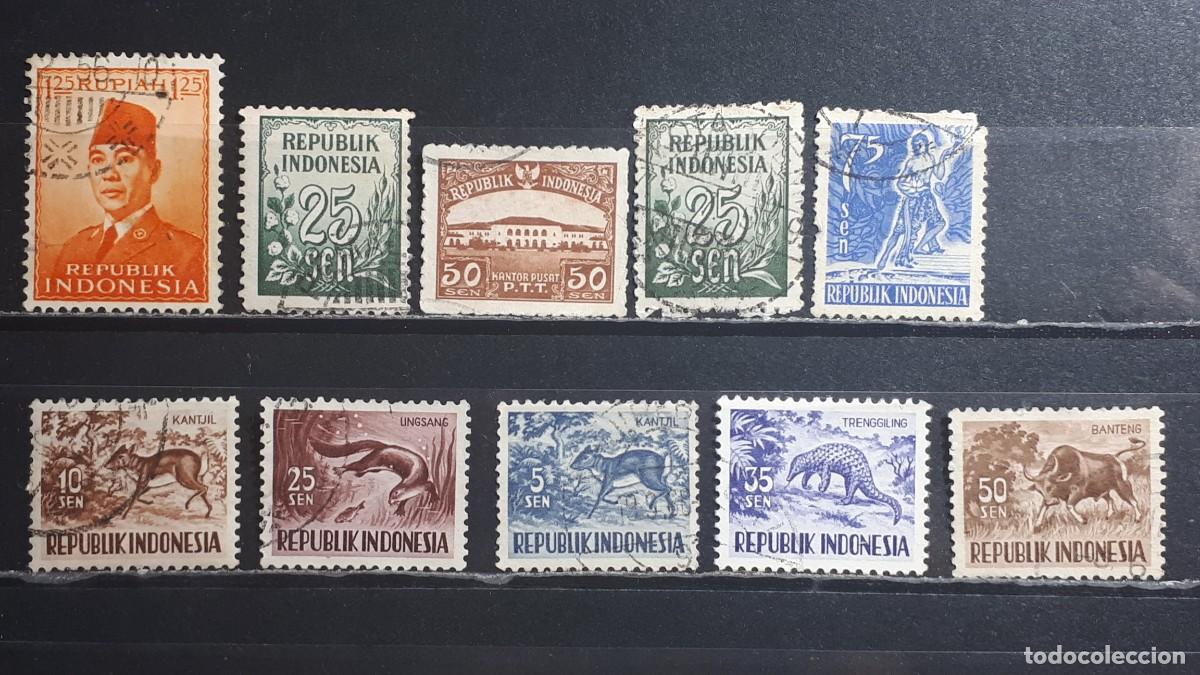 Briefmarken: INDONESIA &deg;. A CATALOGAR