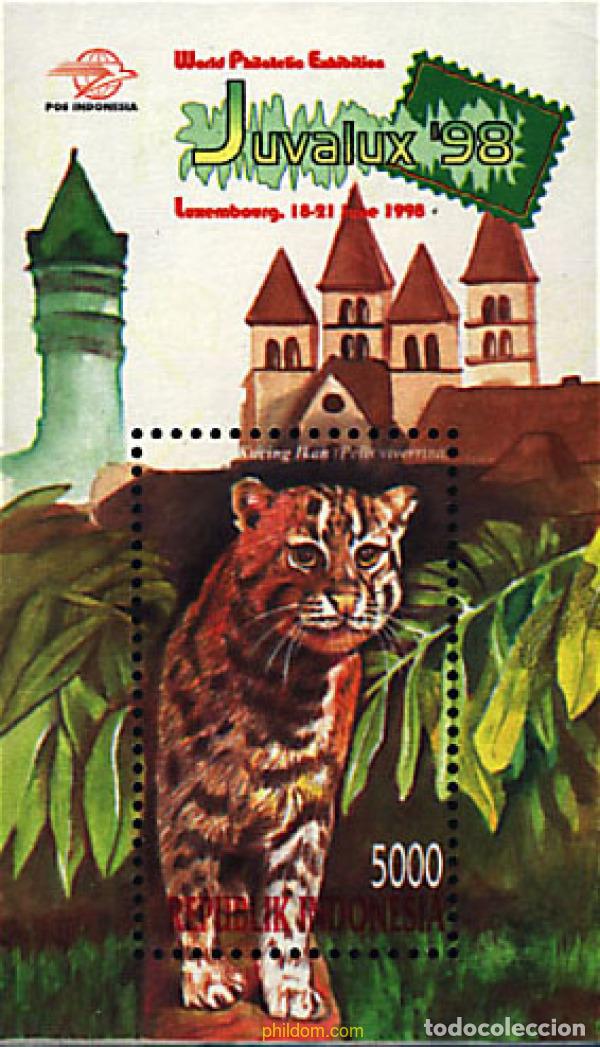 Sellos: 76433 MNH INDONESIA 1998 JUVALUX 98. EXPOSICION FILATELICA INTERNACIONAL JUVENIL