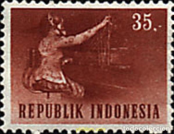 Sellos: 216304 HINGED INDONESIA 1964 TRANSPORTES Y COMUNICACIONES