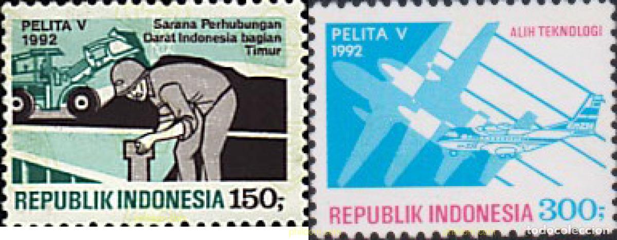Sellos: 42176 MNH INDONESIA 1992 5 PLAN QUINQUENAL