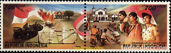 Sellos: 6733 MNH INDONESIA 1996 ANIVERSARIO DEL ATAQUE DEL 1 DE MARZO DE 1949
