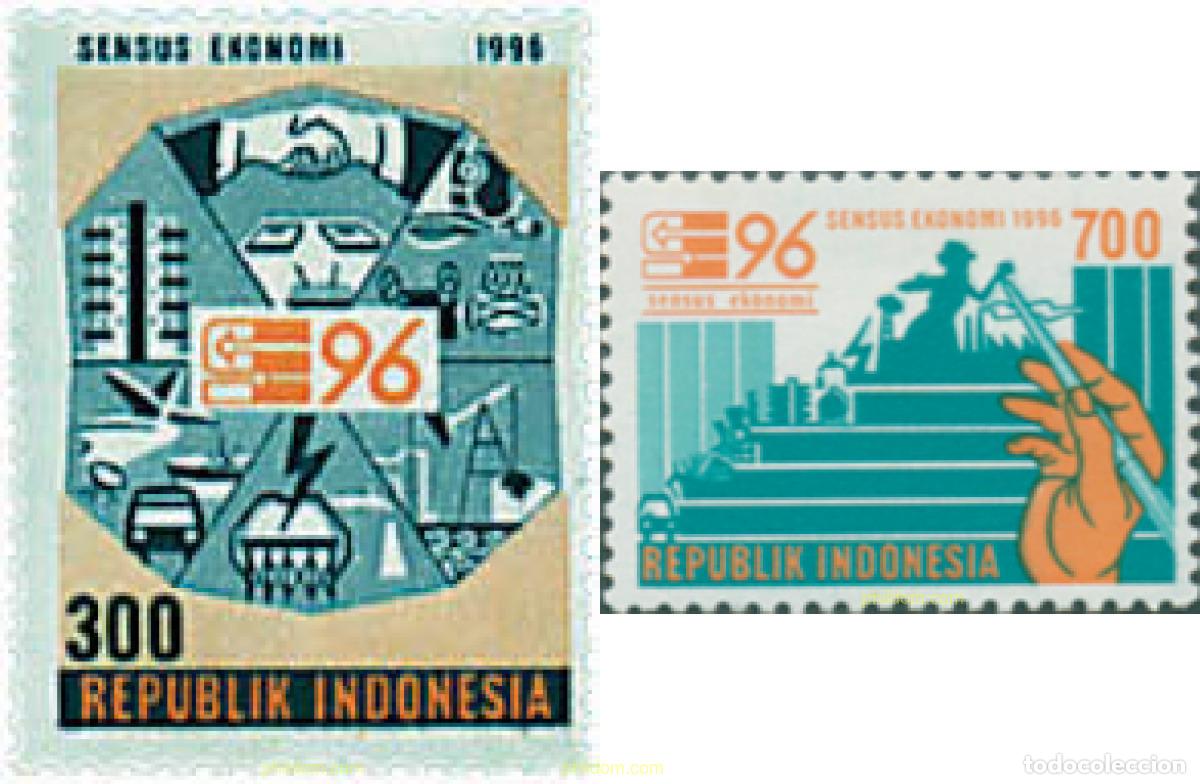 Sellos: 42181 MNH INDONESIA 1996 CENSO ECONOMICO