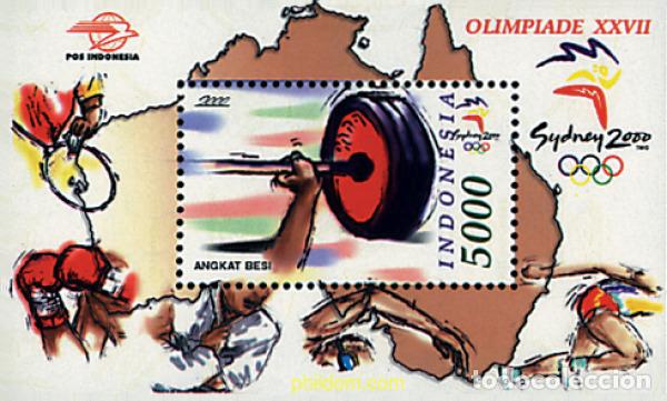 Sellos: 66552 MNH INDONESIA 2000 27 JUEGOS OLIMPICOS VERANO SYDNEY 2000