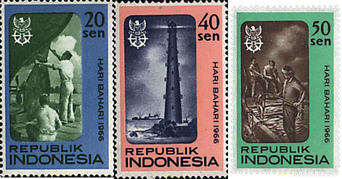 Selos: 651704 MNH INDONESIA 1966 MARINA NACIONAL