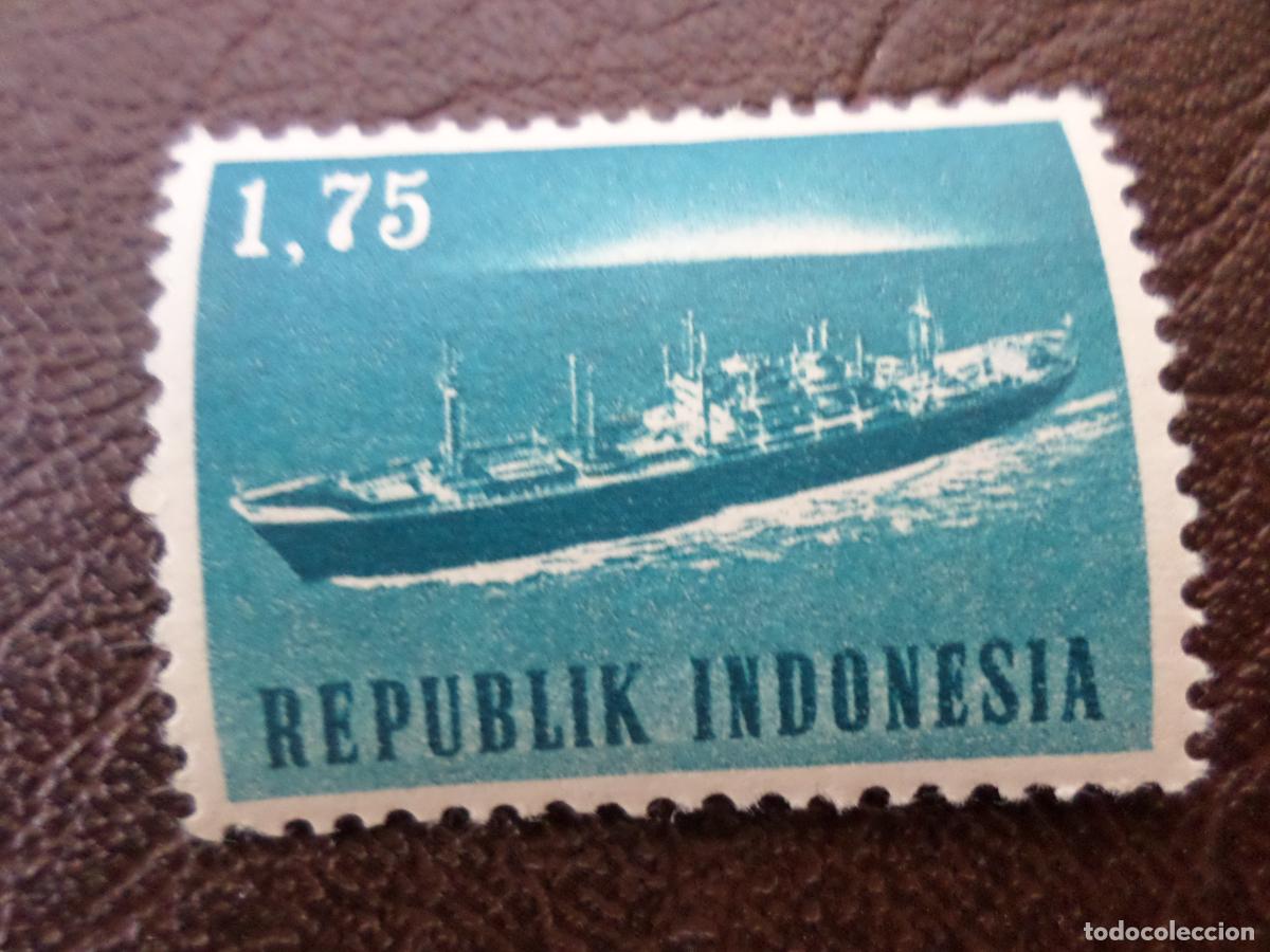 Sellos: indonesia, 1964, transportes y comunicaciones, Yvert 379