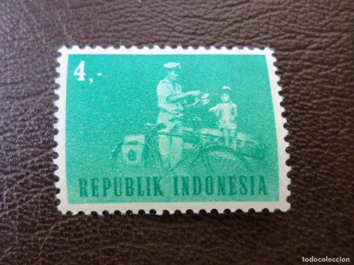 Sellos: indonesia, 1964, transportes y comunicaciones, Yvert 382