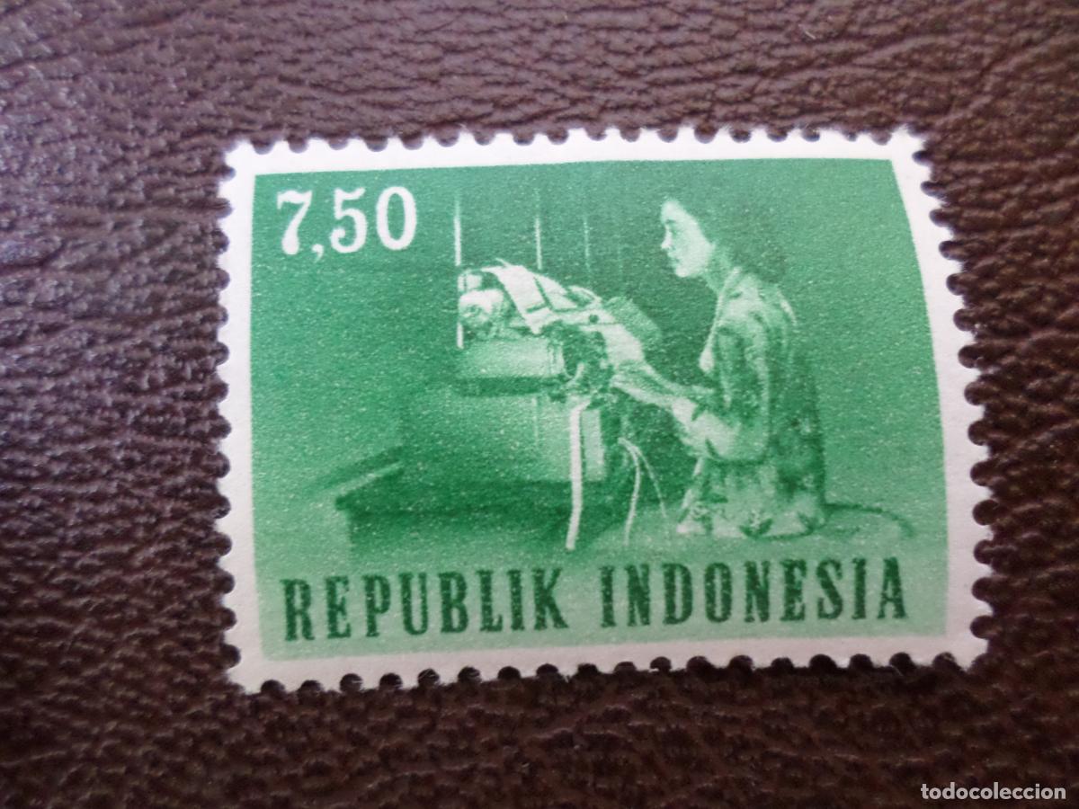 Sellos: indonesia, 1964, transportes y comunicaciones, Yvert 384