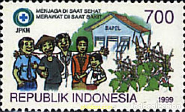 Francobolli: 99804 MNH INDONESIA 1999 SEGURO PARA LA SALUD