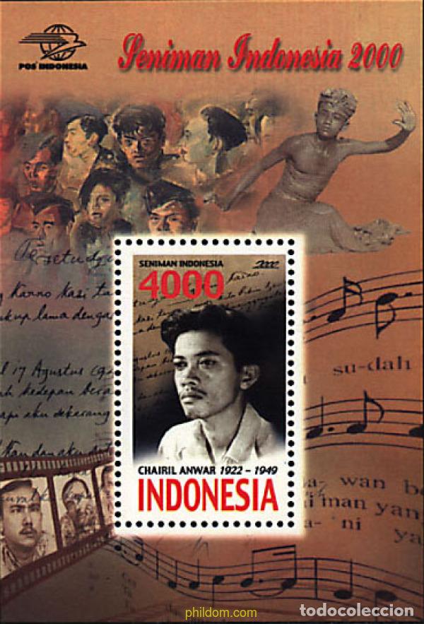 Francobolli: 66570 MNH INDONESIA 2000 ARTISTAS DE INDONESIA
