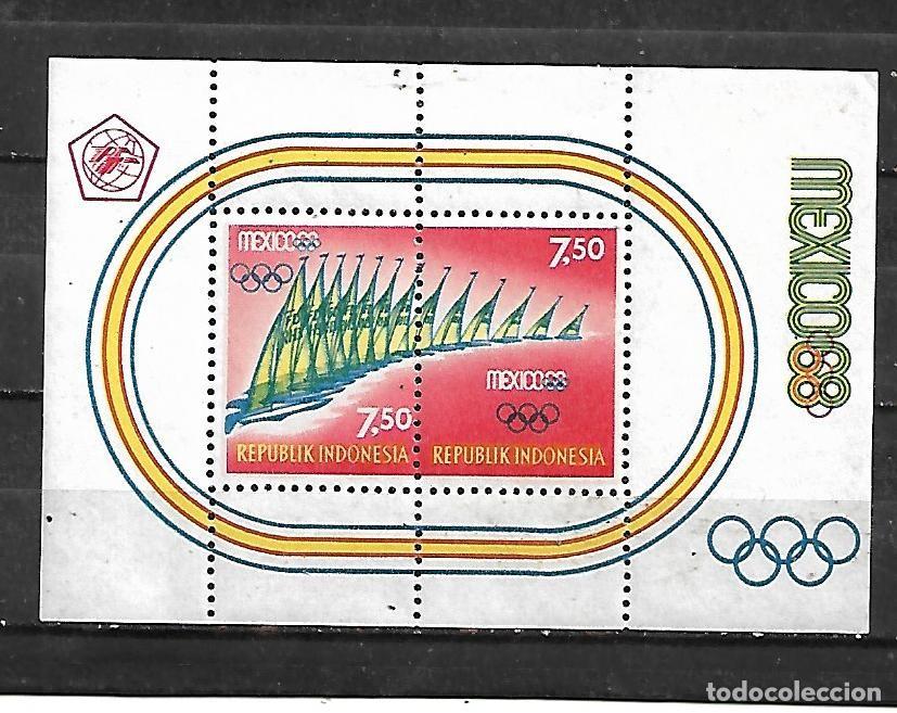 Sellos: 1968: Hoja Souvenir &rdquo;Juegos Ol&iacute;mpicos. M&eacute;xico&acute;68&rdquo; (MNH**)