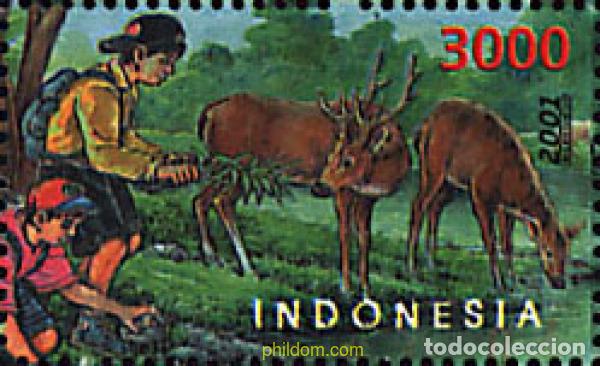 Sellos: 13208 MNH INDONESIA 2001 PROTECCION DEL MEDIO AMBIENTE