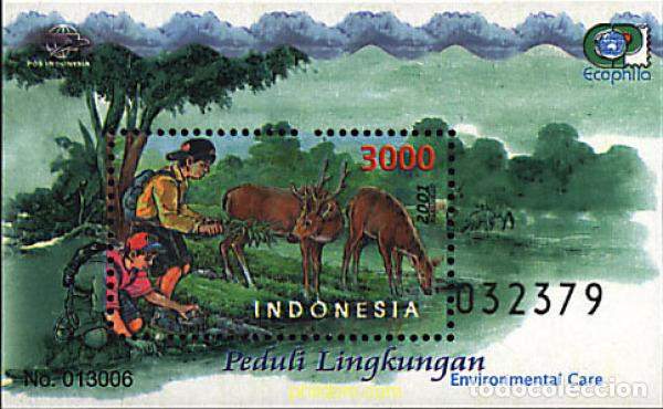 Sellos: 77992 MNH INDONESIA 2001 PROTECCION DEL MEDIO AMBIENTE