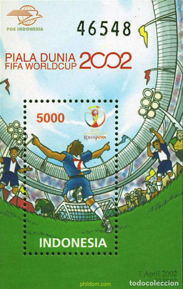 Francobolli: 99564 MNH INDONESIA 2002 COPA DEL MUNDO DE FUTBOL. COREA DEL SUR Y JAPON-02