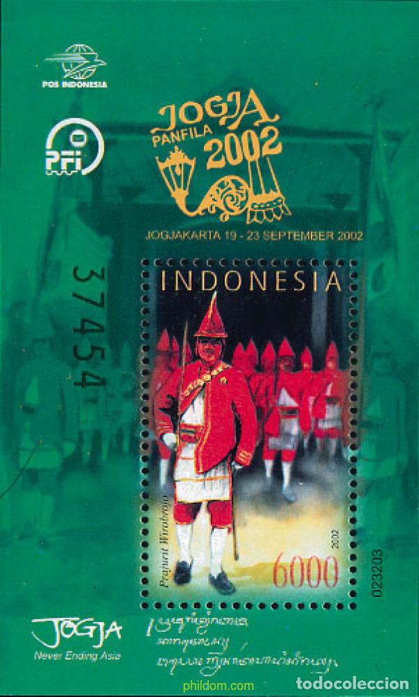 Sellos: 122334 MNH INDONESIA 2002 DIA DEL CORREO