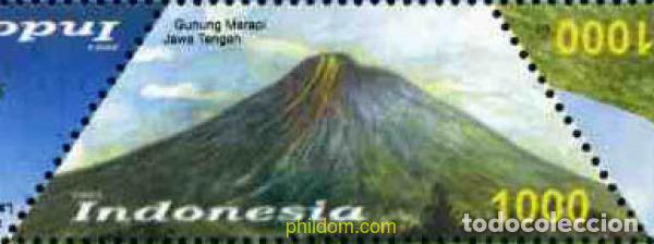 Sellos: 667528 MNH INDONESIA 2003 VOLCANES