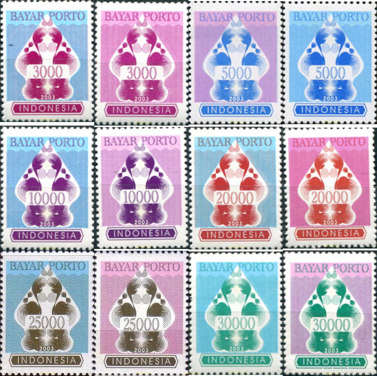 Sellos: 132279 MNH INDONESIA 2003 BAYAR PORTO