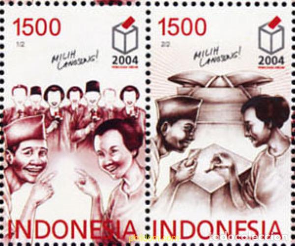 Sellos: 146368 MNH INDONESIA 2004 ELECCIONES GENERALES
