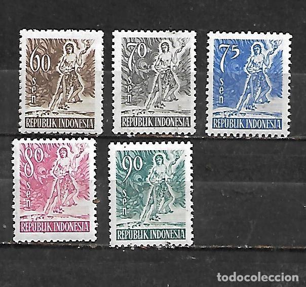 Sellos: 1953: Serie &rdquo;Guerrero Ksatria&rdquo; (MNH**)