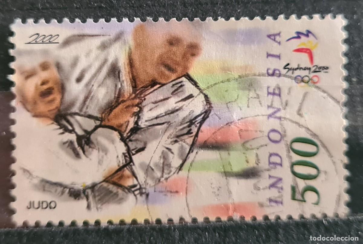 Sellos: Sello usado de Indonesia 2000: Juegos Ol&iacute;mpicos de Sydney, Judo