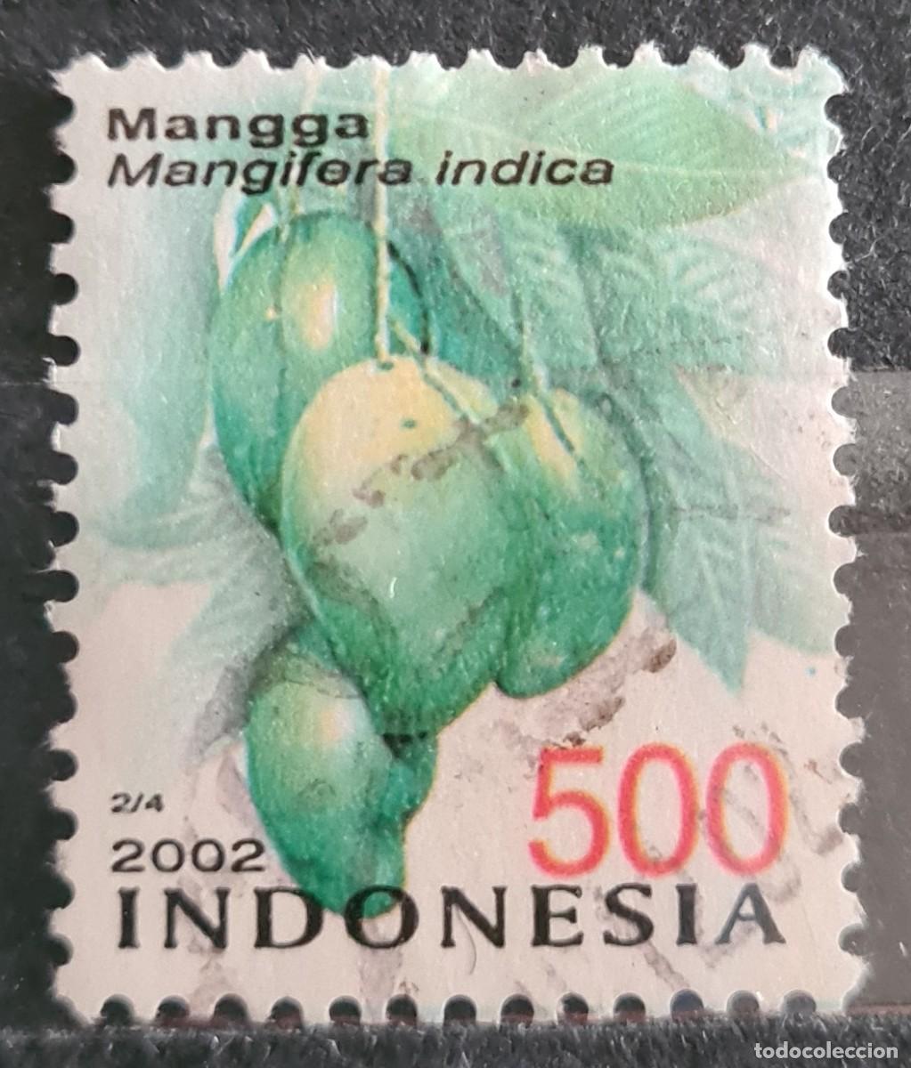 Sellos: Sello usado de Indonesia 2002: frutos
