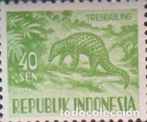 Sellos: sello INDONESIA NUEVO CON GOMA filatelia correio correos stamp post postage SOY.YO