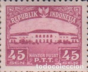 Sellos: sello INDONESIA NUEVO CON GOMA filatelia correio correos stamp post postage SOY.YO