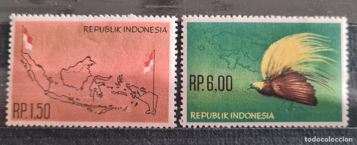 Stamps: Serie de sellos nuevos de Indonesia 1963: Administraci&oacute;n de la ex-Nueva Guinea holandesa