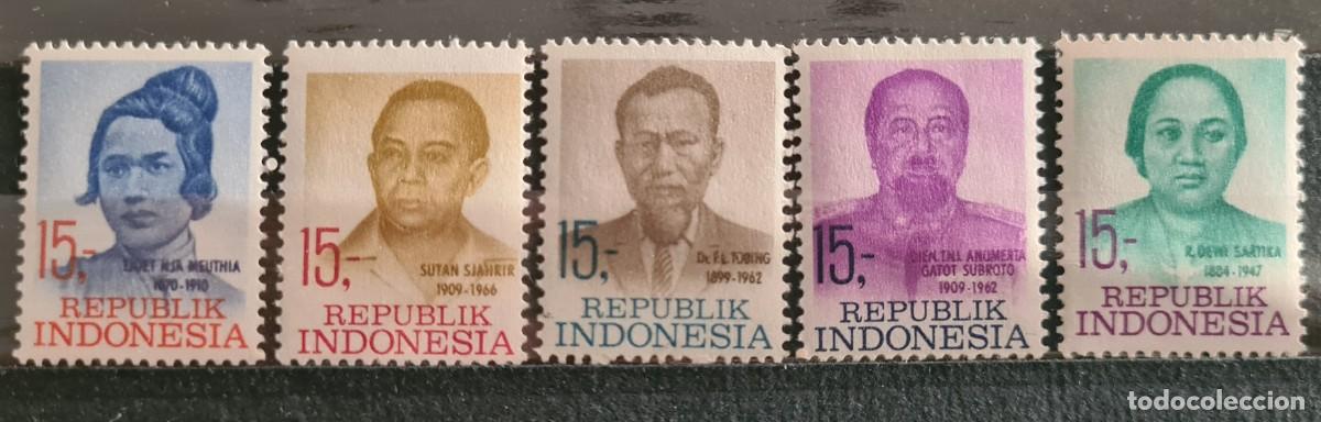 Selos: Serie de sellos nuevos de Indonesia 1969: Celebridades