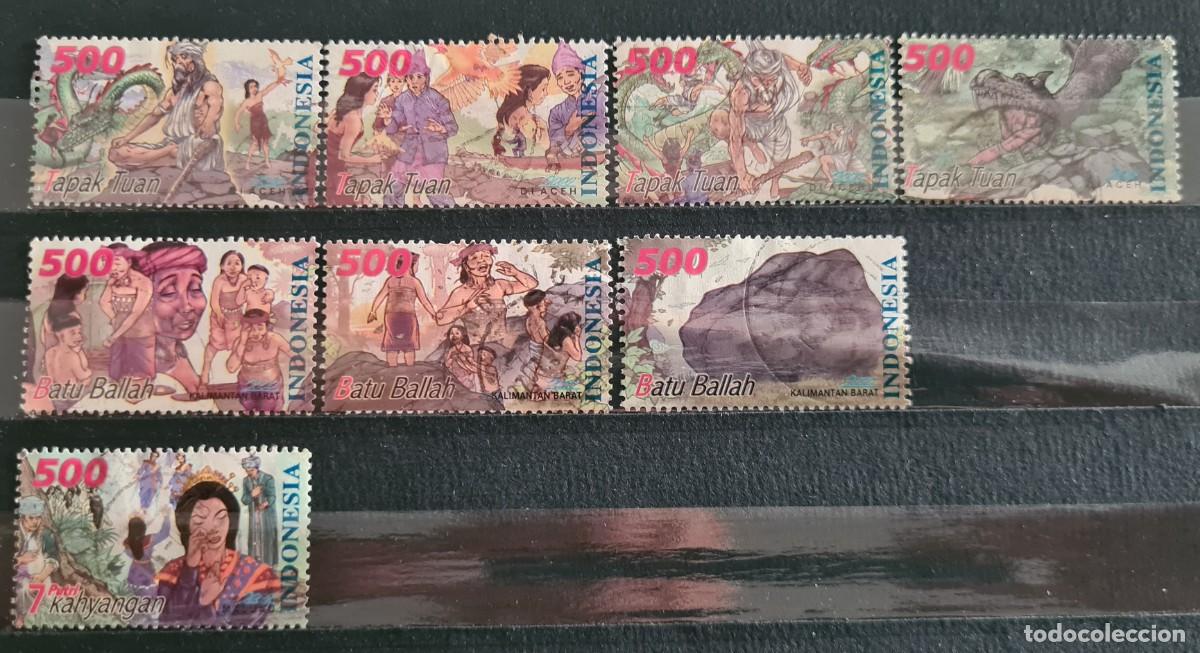 Selos: Serie de sellos usados de Indonesia 2000: Cuentos populares
