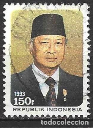 Sellos: Indonesia 1993 - Mi 1476 - YT 1323 - Presidente Suharto