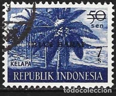 Sellos: Indonesia ( Irian Barat ) 1963 - Mi IB 5 - YT IB 11 - El cultivo del cocotero