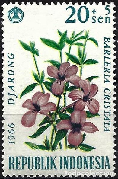 Sellos: Indonesia 1966 - Mi 504 - YT 441 - Flores - MNH**