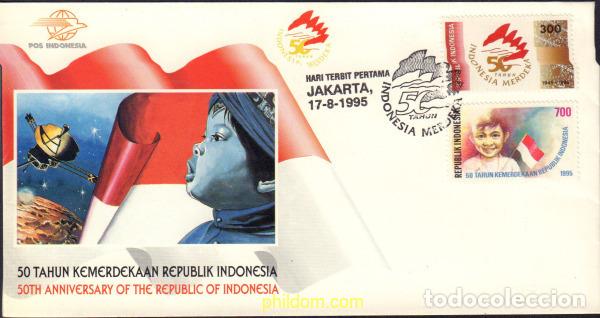 Sellos: 502819 MNH INDONESIA 1995 50 ANIVERSARIO DE LA INDEPENDENCIA