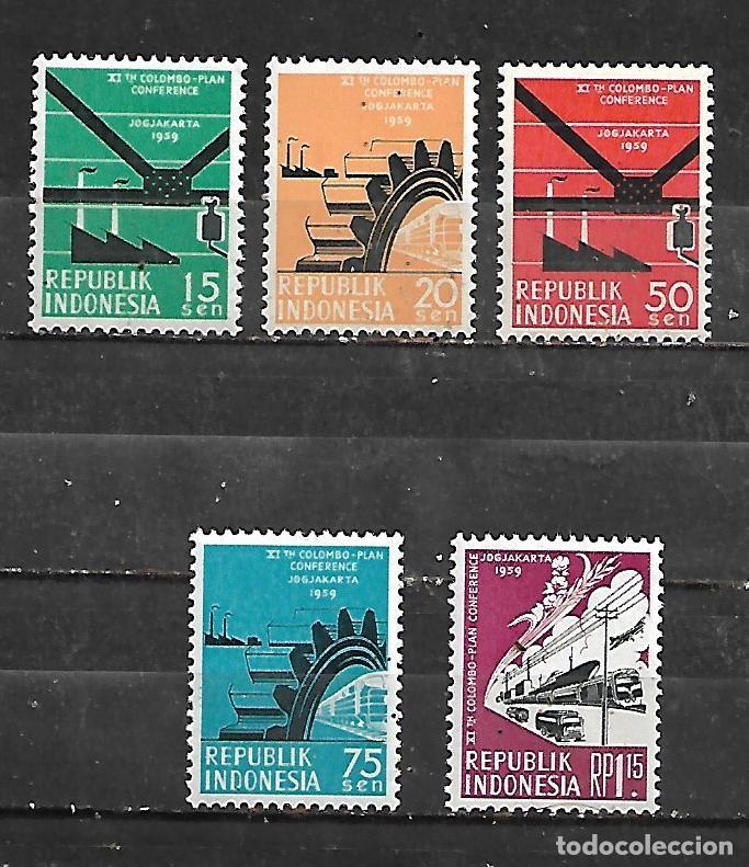Sellos: 1959: Serie &rdquo;11&ordf; Conferencia del Plan de Colombo. Yakarta&rdquo; (MNH**)