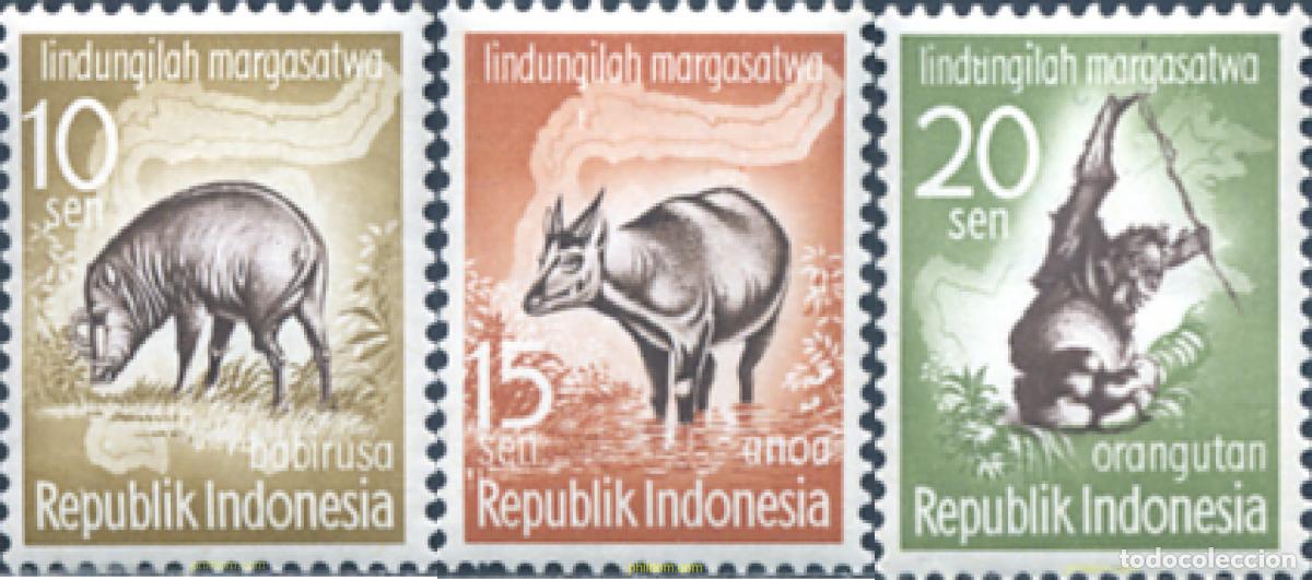 Sellos: 795977 HINGED INDONESIA 1959 FAUNA