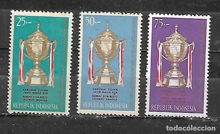 Sellos: 1964: Serie &rdquo;Badminton. Copa Thomas&rdquo; (MH*)