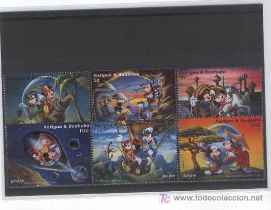 Sellos: MICKY MOUSE - CART&Oacute;N (ANTIGUA & BARBUDA) - Foto 1