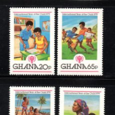 Sellos: GHANA 665/68** - AÑO 1980 - AÑO INTERNACIONAL DEL NIÑO