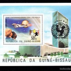 Sellos: GUINEA BISSAU HB 20** - AÑO 1979 - DIA INTERNACIONAL DEL NIÑO