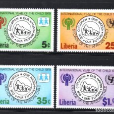 Sellos: LIBERIA 790/93** - AÑO 1979 - AÑO INTERNACIONAL DEL NIÑO