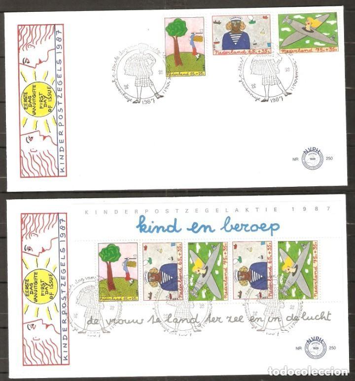 Sellos: HOLANDA.1987. FDC N&ordm; 250+A - Foto 1