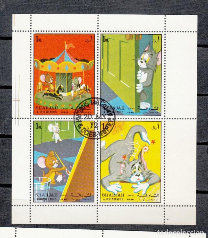 Sellos: SHARJAH - TOM Y JERRY - Foto 1
