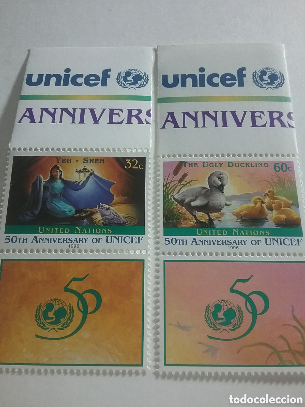 sello n. york (n. unidas). 50aniv uni - Buy Stamps about children  on todocoleccion