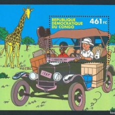 Sellos: SELLO REPUBLICA DEMOCRATICA DEL CONGO 2001 TINTIN 1931-2001. Lote 400400879