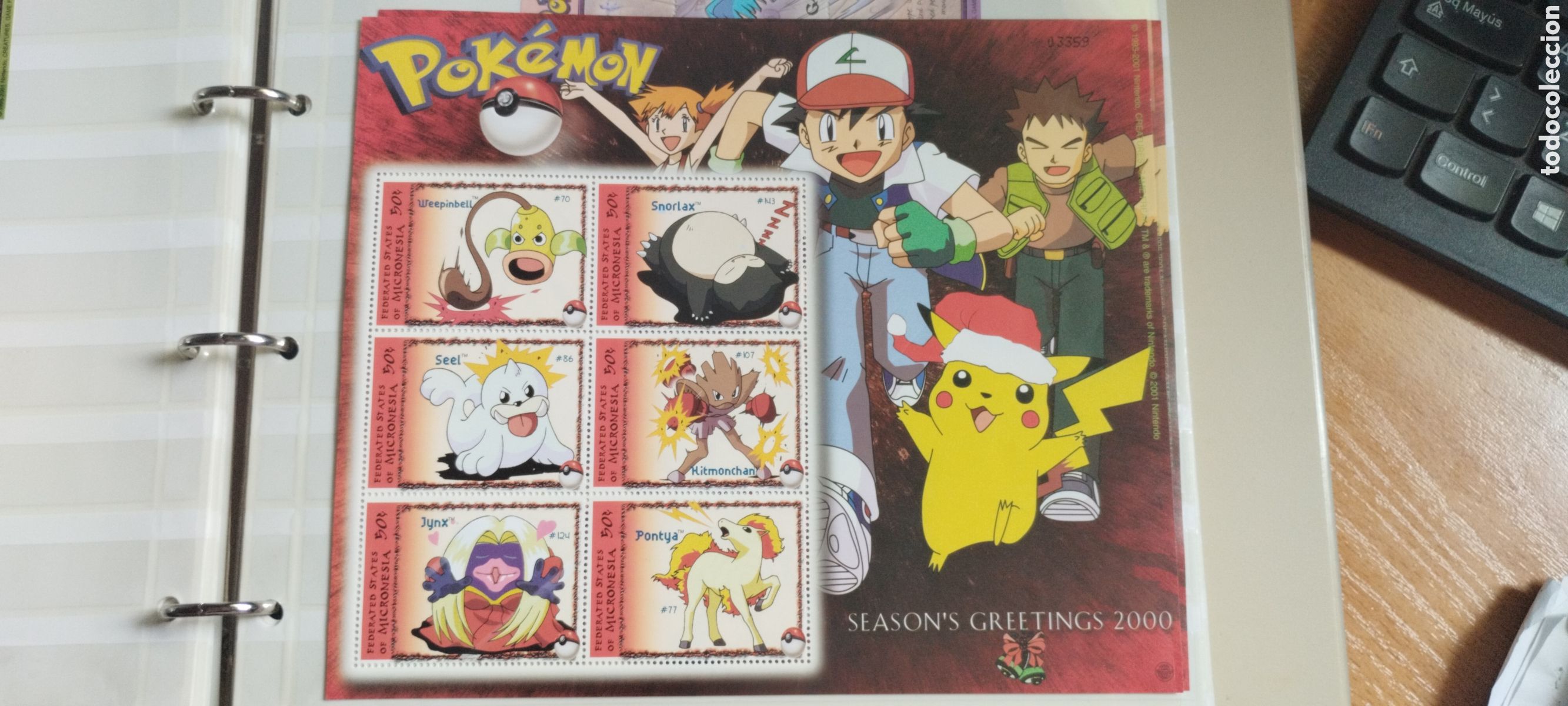 Sellos: Pokemon Micronesia 6V 2000 - Foto 1
