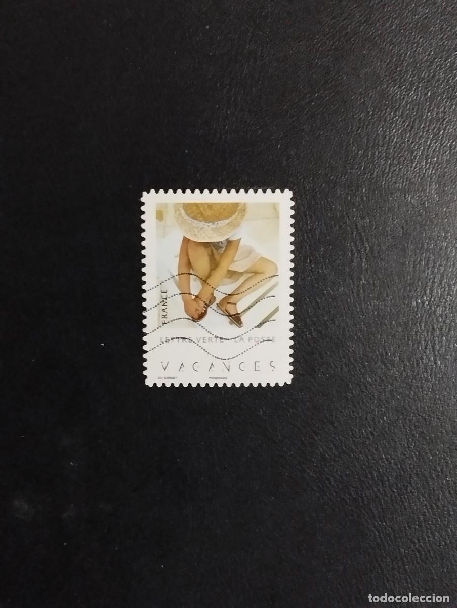 Sellos: 22.04/ Francia. Autoadhesivo. Sello en usado