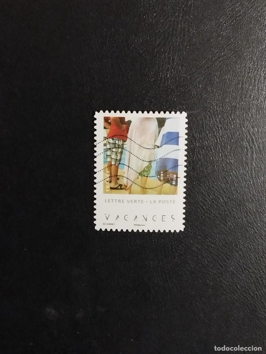 Sellos: 22.04/ Francia. Autoadhesivo. Sello en usado