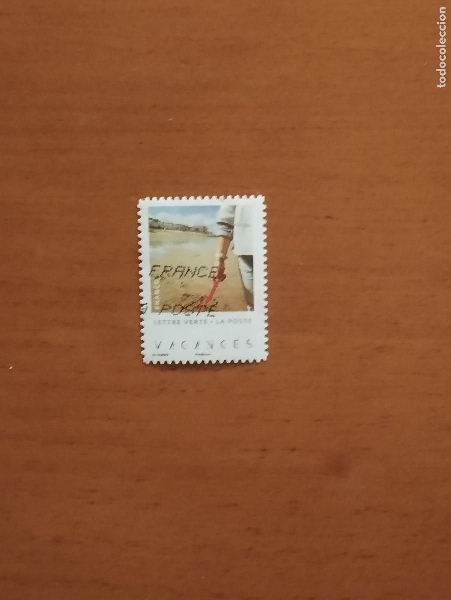 Sellos: 22.04/ Francia. Autoadhesivo. Sello en usado. Vacaciones