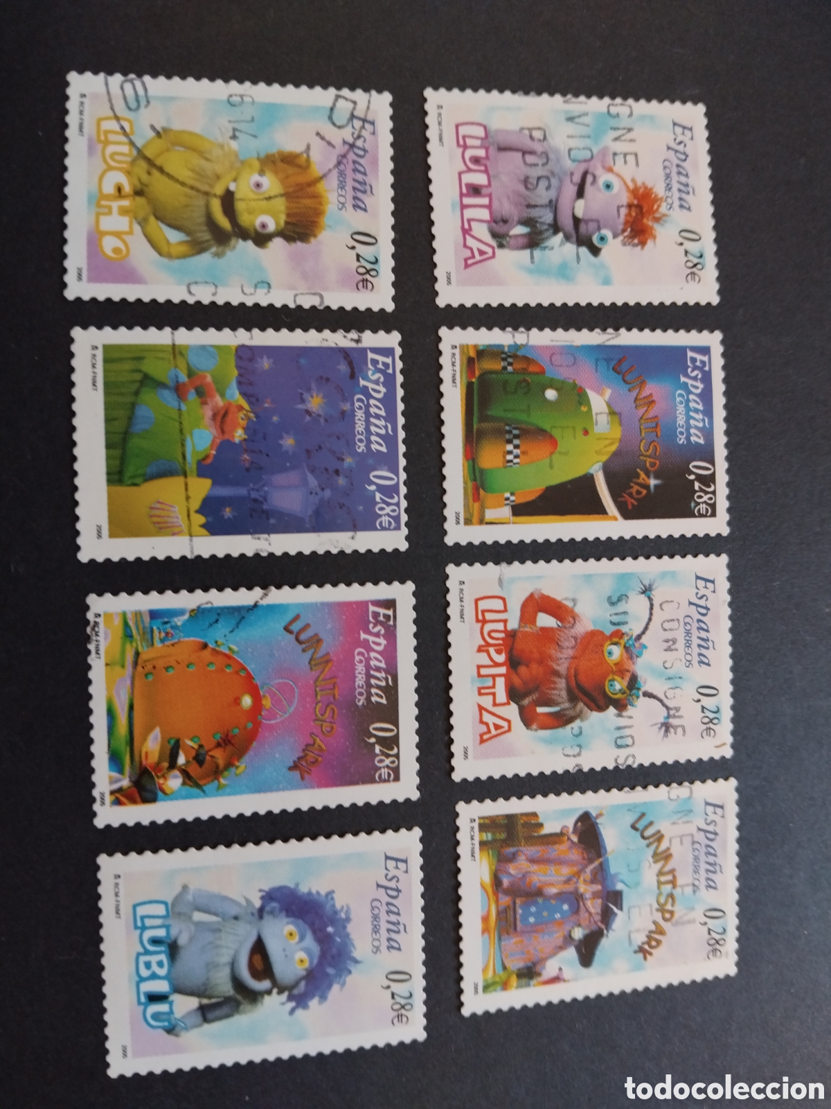 Sellos: Espa&ntilde;a. 2005. Para los ni&ntilde;os. Los Lunnis